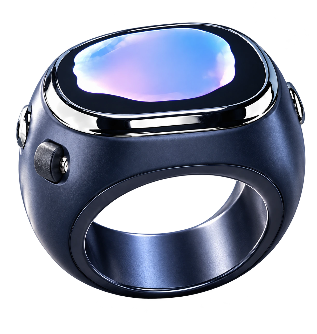 Soliman Ring in midnight blue